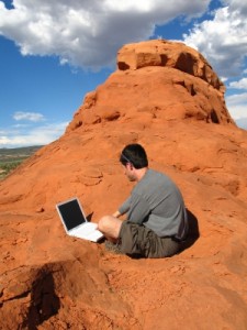 laptop red rock
